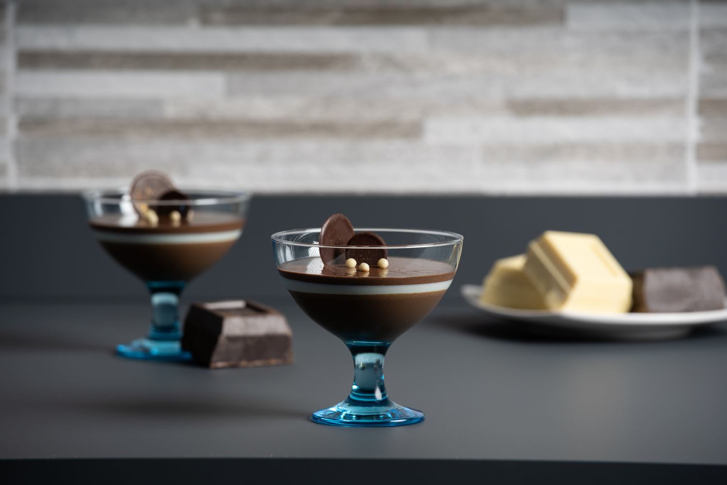 Dark Princess | Tris di Mousse al Cioccolato Fondente e Bianco - immagine 4