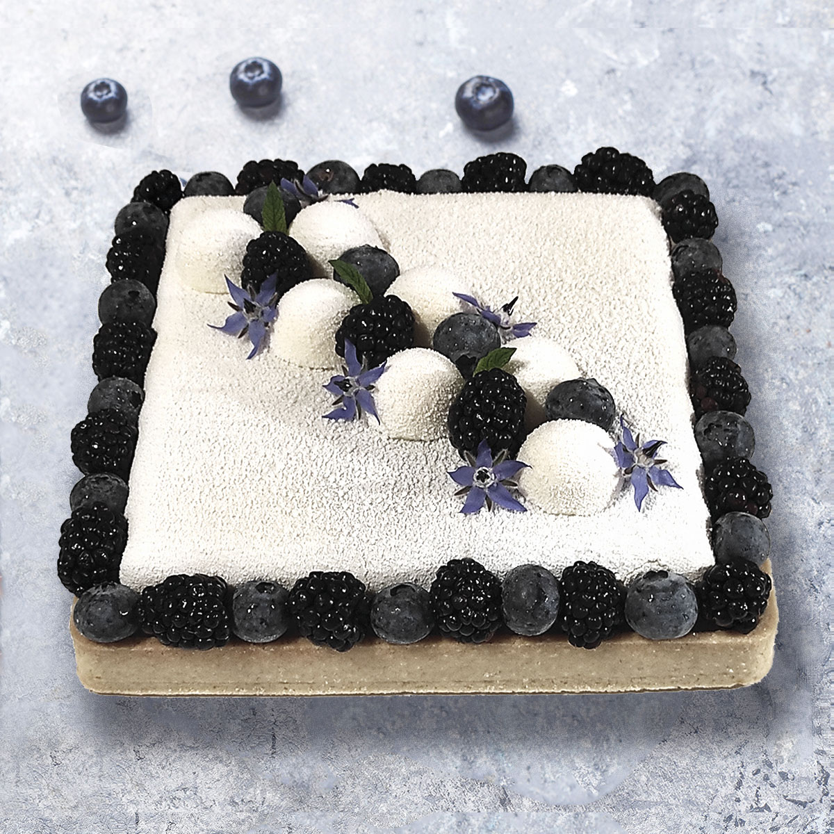 Blue Ice | Crostata alle More, Mirtilli, Caramello e Cioccolato Bianco - immagine 2