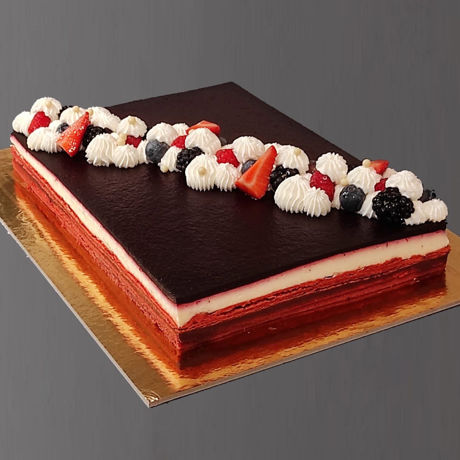 Sapori di Montagna | Torta moderna ai Frutti di Bosco, Yogurt e Lampone